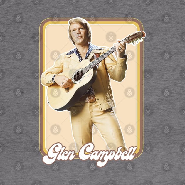 Glen Campbell / Retro 70s Style Fan Design by DankFutura